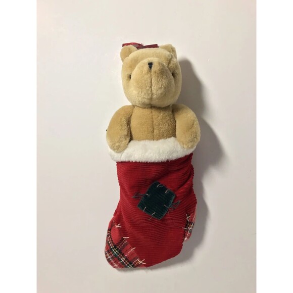 Disney Gund Classic Winnie the Pooh Plush In Christmas Stocking Small 11” - Picture 8 of 12